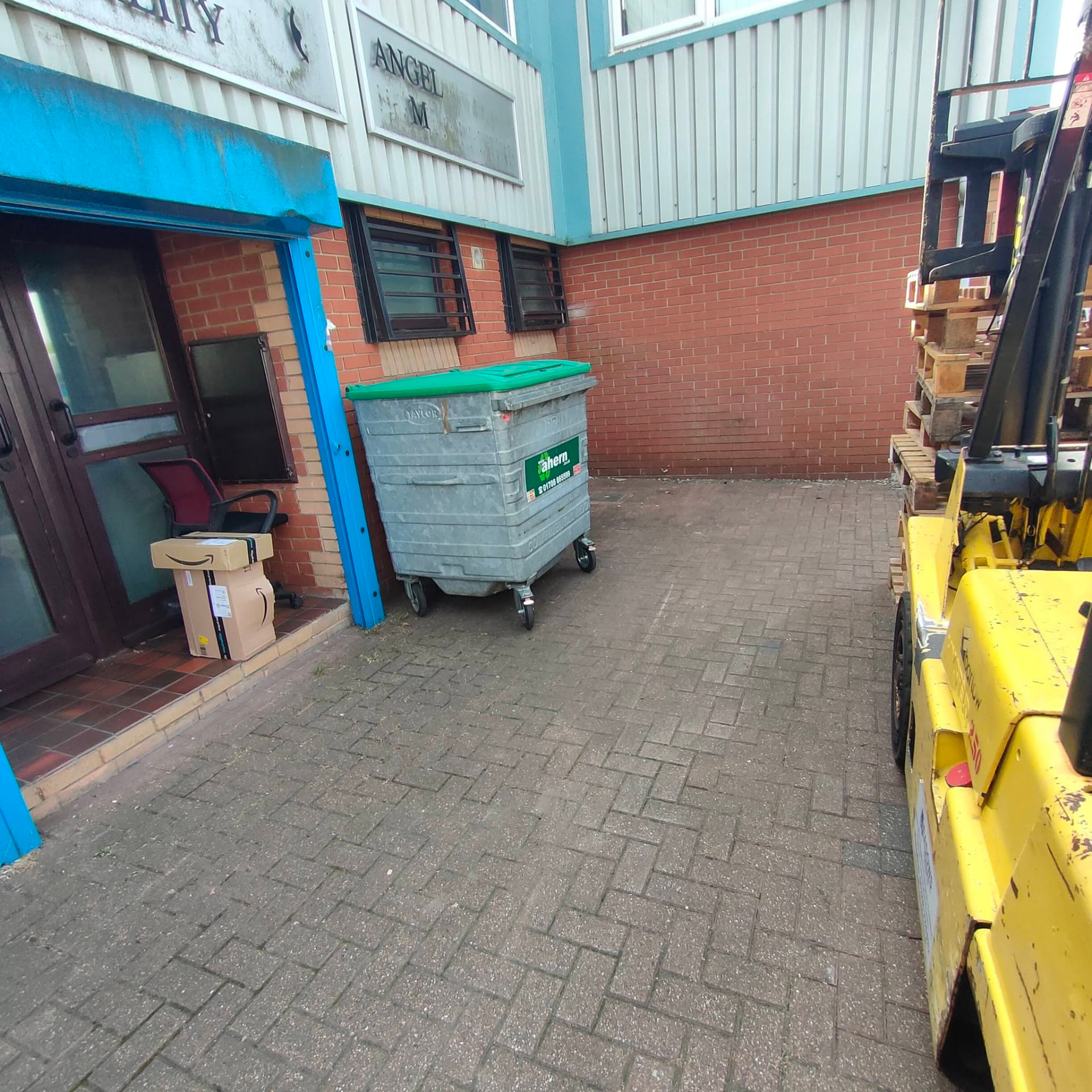 The same yard clean and clear after John Removal Services cleared it